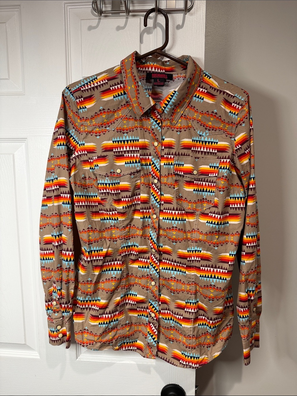 Men’s Printed Button Down